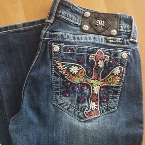 Miss Me bootcut peace jeans size 30
